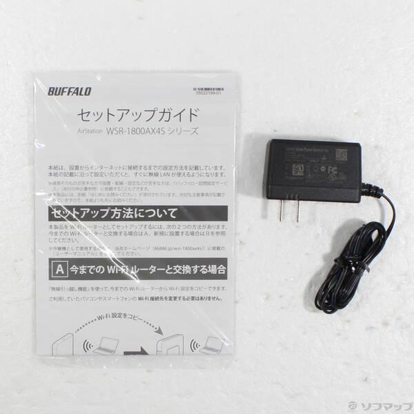 〔中古〕BUFFALO(バッファロー） WSR-1800AX4S／DBK ブラック〔344-ud〕 |  | 04