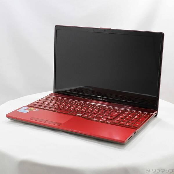 〔中古〕FUJITSU(富士通） LIFEBOOK AH53／B3 FMVA53B3RK ガーネットレッド 〔Windows 10〕〔377-ud〕 | 