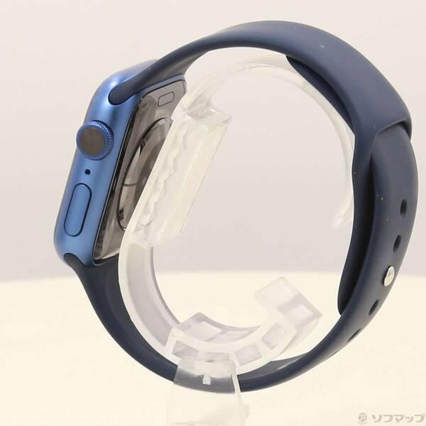 〔中古〕Apple(アップル) Apple Watch Series 7 GPS 41mm ブルーアルミニウムケース アビスブルースポーツバンド〔262-ud〕 |  | 01