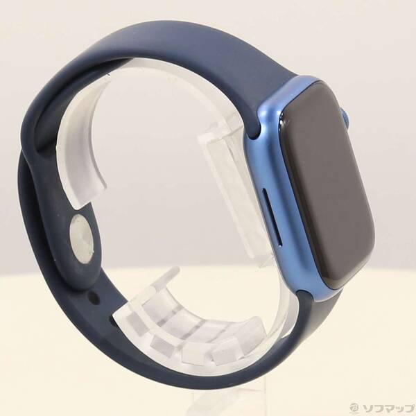 〔中古〕Apple(アップル) Apple Watch Series 7 GPS 41mm ブルーアルミニウムケース アビスブルースポーツバンド〔262-ud〕 |  | 03
