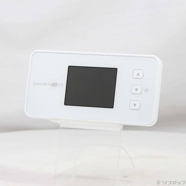 〔中古〕NEC(エヌイーシー) Speed Wi-Fi 5G X12 NAR03 アイスホワイト SIMフリー〔295-ud〕 | 