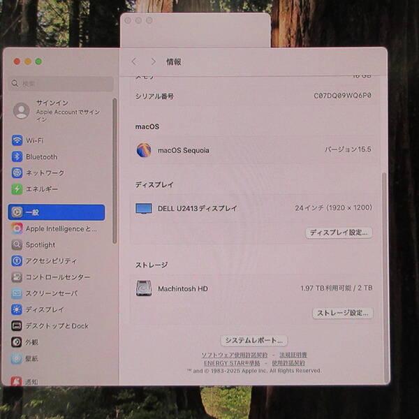 〔中古〕Apple(アップル) Mac mini Late-2020 MGNT3J／A Apple M1 8コアCPU_8コアGPU 16GB SSD2TB シルバー 〔macOS v15.5〕〔262-ud〕 |  | 06