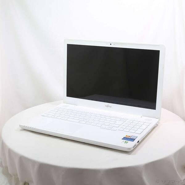 〔中古〕FUJITSU(富士通） 格安安心パソコン LIFEBOOK AH50／C2 FMVA50C2WP プレミアムホワイト 〔Windows 10〕〔348-ud〕 | 