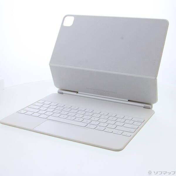 〔中古〕Apple(アップル) 12.9インチ iPad Pro(第5／4／3世代)用 Magic Keyboard - 英語(US) ホワイト MJQL3LL／A〔276-ud〕 | 
