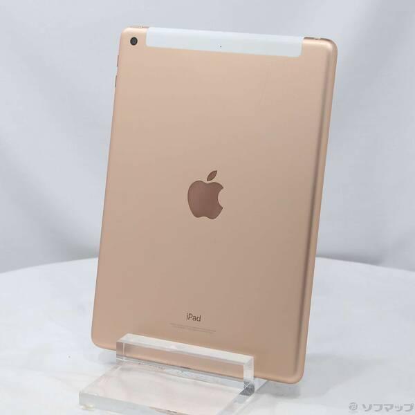 〔中古〕au iPad 第6世代 32GB ゴールド MRM02J／A auロック解除SIMフリー〔258-ud〕 | 