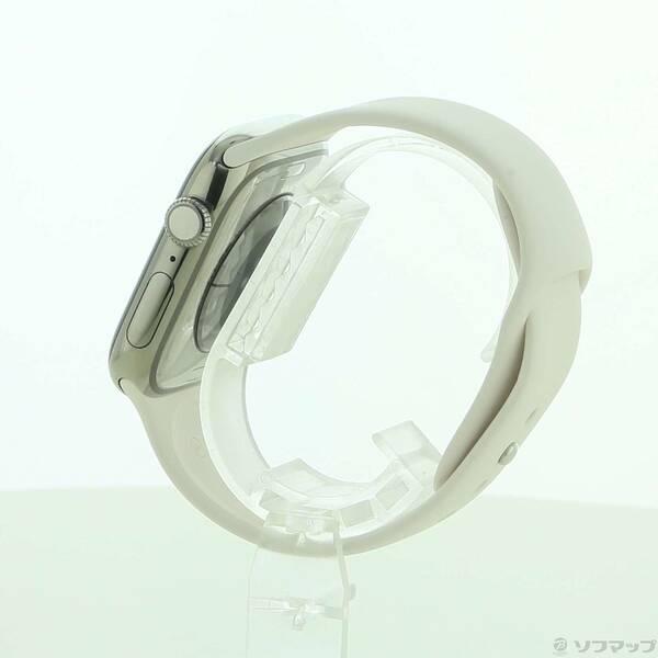 〔中古〕Apple(アップル) Apple Watch Series 10 GPS + Cellular 46mm ナチュラルチタニウムケース ライトブラッシュスポーツバンド〔196-ud〕 |  | 01