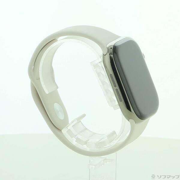 〔中古〕Apple(アップル) Apple Watch Series 10 GPS + Cellular 46mm ナチュラルチタニウムケース ライトブラッシュスポーツバンド〔196-ud〕 |  | 03