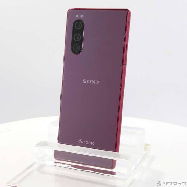 〔中古〕SONY(ソニー) Xperia 5 64GB レッド SO-01M docomo〔305-ud〕 | 