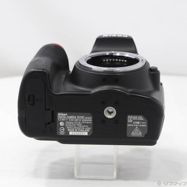 〔中古〕Nikon(ニコン) 期間特価対象品 NIKON D3400 ボディ ブラック〔368-ud〕 |  | 04