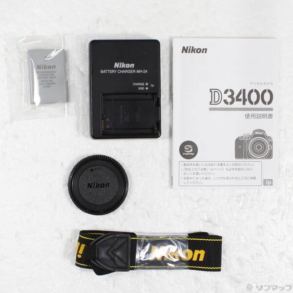 〔中古〕Nikon(ニコン) 期間特価対象品 NIKON D3400 ボディ ブラック〔368-ud〕 |  | 05