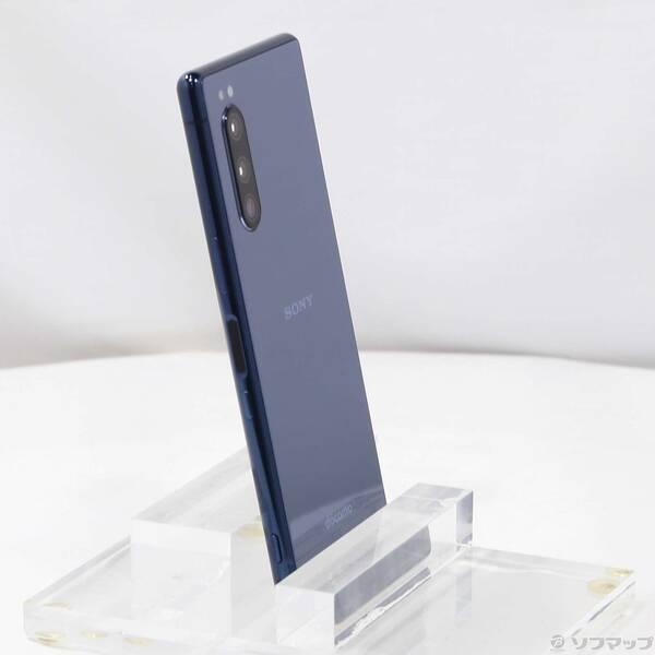 中古〕SONY(ソニー) Xperia 5 64GB ブルー SO-01M docomo〔368-ud