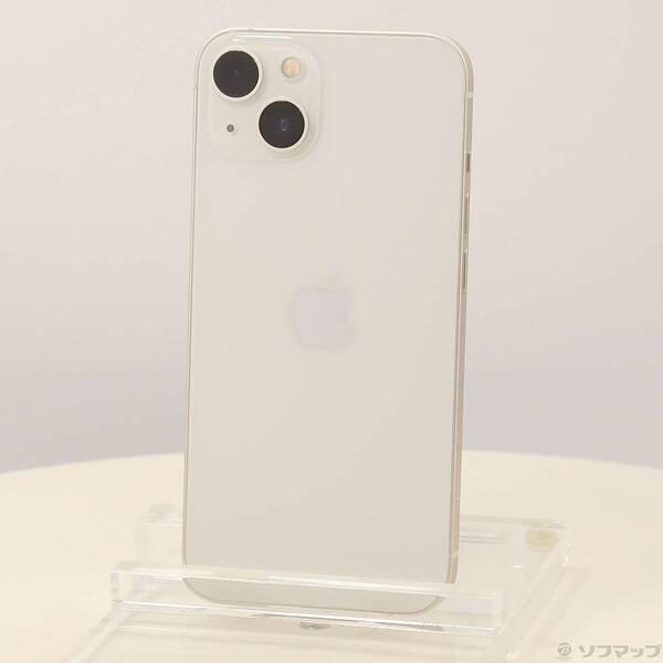 〔中古〕Apple(アップル) iPhone13 256GB スターライト MLNJ3J／A SIMフリー〔377-ud〕 | 