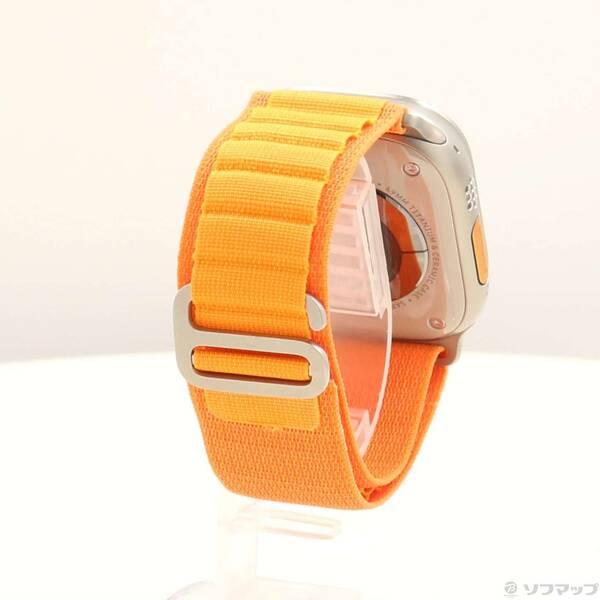 〔中古〕Apple(アップル) Apple Watch Ultra GPS + Cellular 49mm チタニウムケース オレンジアルパインループ〔344-ud〕 |  | 02