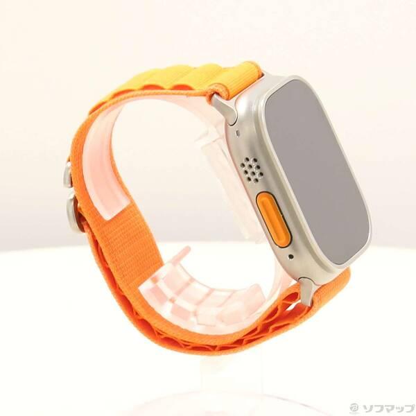 〔中古〕Apple(アップル) Apple Watch Ultra GPS + Cellular 49mm チタニウムケース オレンジアルパインループ〔344-ud〕 |  | 03