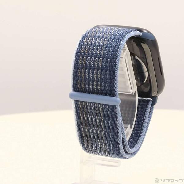 〔中古〕Apple(アップル) Apple Watch Series 8 GPS 45mm ミッドナイトアルミニウムケース ストームブルースポーツループ〔348-ud〕 |  | 02