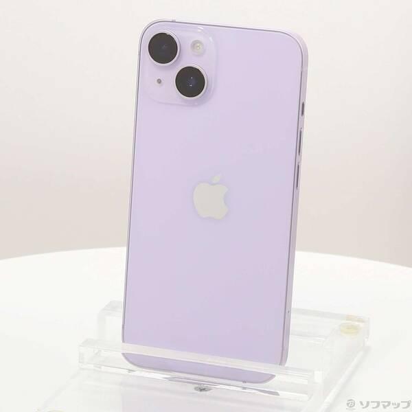 〔中古〕Apple(アップル) iPhone14 128GB パープル MPUY3J／A SIMフリー〔295-ud〕 | 