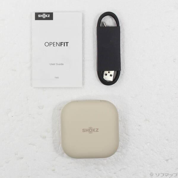 中古〕Shokz OpenFit ベージュ SKZ-EP-000021〔297-ud〕 SHOKZ