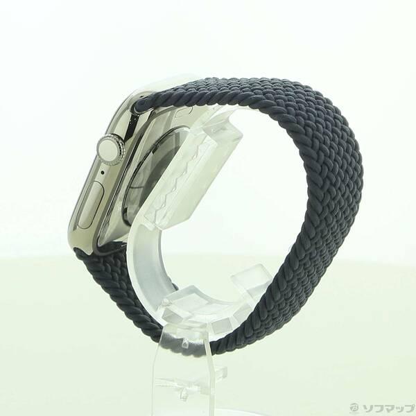 〔中古〕Apple(アップル) Apple Watch Series 10 GPS + Cellular 46mm ナチュラルチタニウムケース ミッドナイトブレイデッドソロループ〔377-ud〕 |  | 01