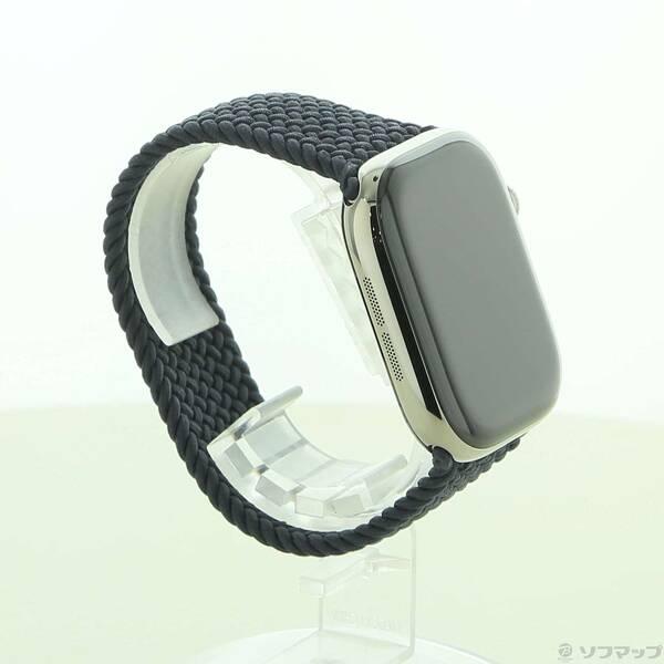 〔中古〕Apple(アップル) Apple Watch Series 10 GPS + Cellular 46mm ナチュラルチタニウムケース ミッドナイトブレイデッドソロループ〔377-ud〕 |  | 03