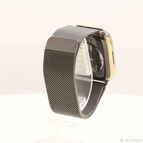 〔中古〕Apple(アップル) Apple Watch Series 8 GPS + Cellular 45mm ゴールドステンレススチールケース グラファイトミラネーゼループ〔251-ud〕 |  | 02