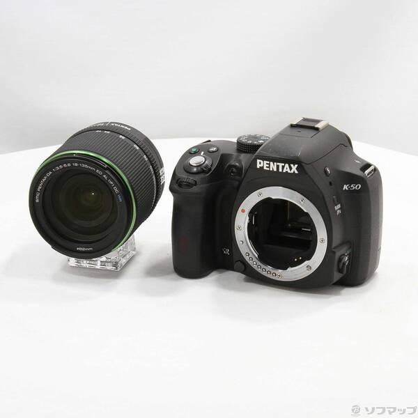〔中古〕PENTAX(ペンタックス) K-50 18-135WRキット ブラック〔377-ud〕 | 