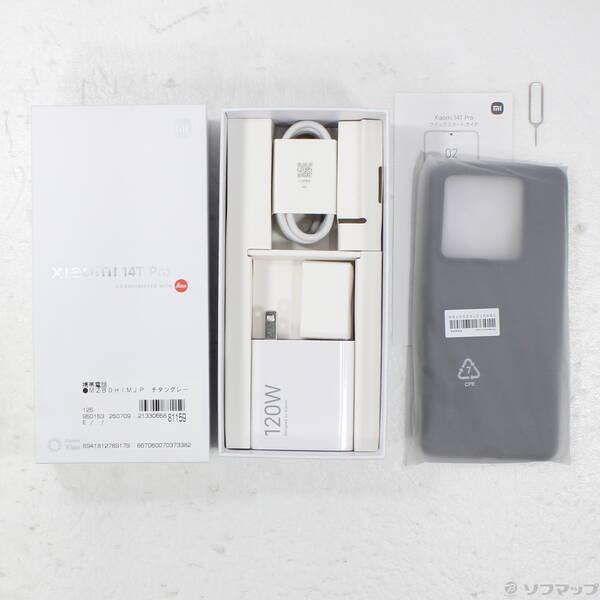 〔中古〕Xiaomi(シャオミ) Xiaomi 14T Pro 256GB チタングレー MZB0HIMJP SIMフリー〔262-ud〕 |  | 04