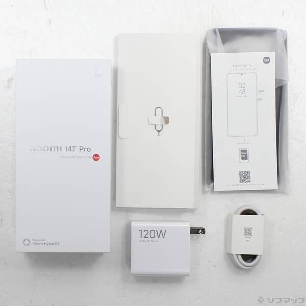 〔中古〕XIAOMI Xiaomi 14T Pro 256GB チタングレー MZB0HIMJP SIMフリー〔269-ud〕 |  | 04