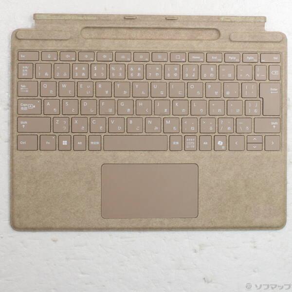 〔中古〕Microsoft(マイクロソフト) 〔展示品〕 Surface Pro 13インチ キーボード (ペン収納付き／スリムペン付き) デューン 8X7-00163〔348-ud〕 | 