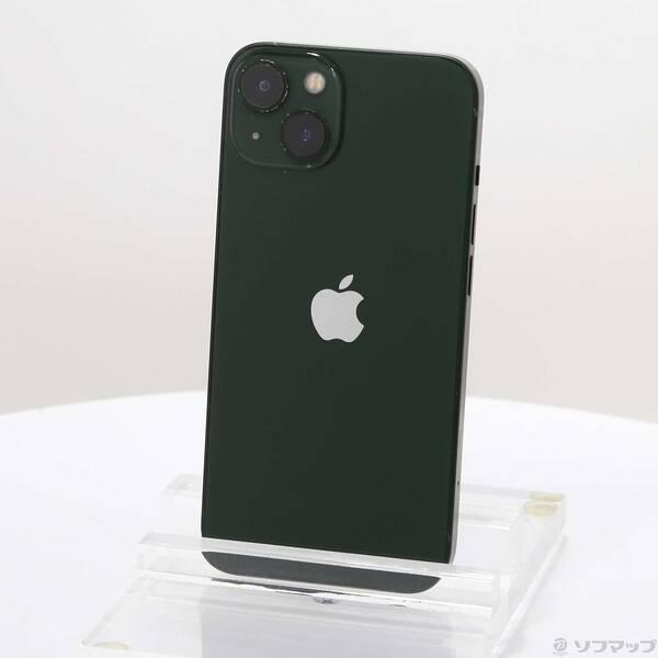 〔中古〕Apple(アップル) iPhone13 128GB グリーン MNGG3J／A SIMフリー〔198-ud〕 | 