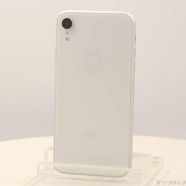 〔中古〕Apple(アップル) iPhoneXR 64GB ホワイト MT032J／A SoftBank〔269-ud〕 | 