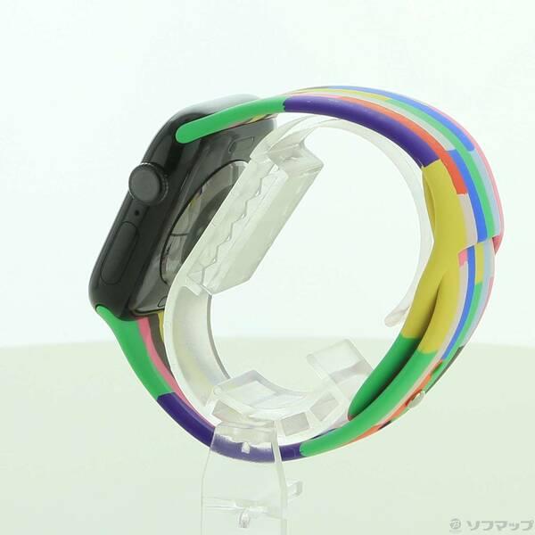〔中古〕Apple(アップル) Apple Watch Series 10 GPS 42mm ジェットブラックアルミニウムケース プライドエディションスポーツバンド〔295-ud〕 |  | 01