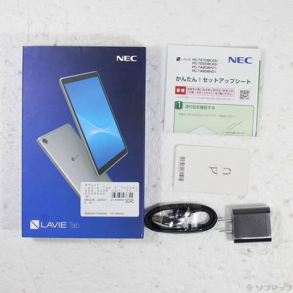 〔中古〕NEC(エヌイーシー) LaVie Tab E TE508／KAS 32GB シルバー PC-TE508KAS Wi-Fi〔348-ud〕 |  | 04