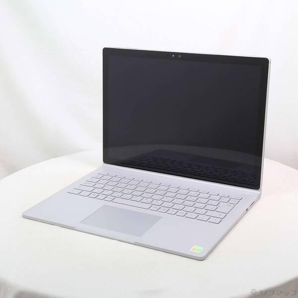 〔中古〕Microsoft(マイクロソフト) Surface Book 〔Core i5／8GB／SSD128GB〕 CR9-00006 シルバー 〔Windows 10〕〔344-ud〕 | 