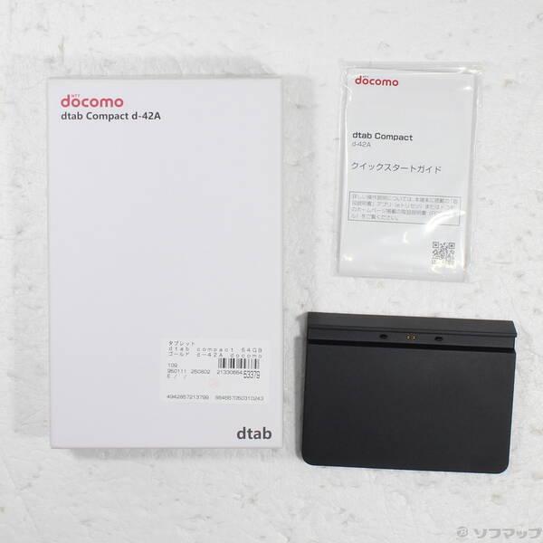 〔中古〕Lenovo(レノボジャパン) dtab compact 64GB ゴールド d-42A docomo〔295-ud〕 |  | 04