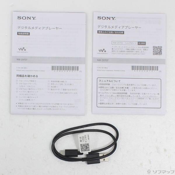 中古〕SONY(ソニー) WALKMAN ZX707 メモリ64GB+microSD ブラック