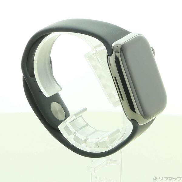 〔中古〕Apple(アップル) Apple Watch Series 9 GPS + Cellular 41mm グラファイトステンレススチールケース ミッドナイトスポーツバンド〔262-ud〕 |  | 03