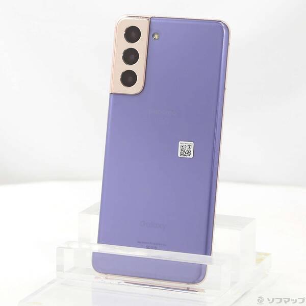 〔中古〕SAMSUNG(サムスン) Galaxy S21 5G 256GB ファントムバイオレット SC-51B docomoロック解除SIMフリー〔344-ud〕 | 