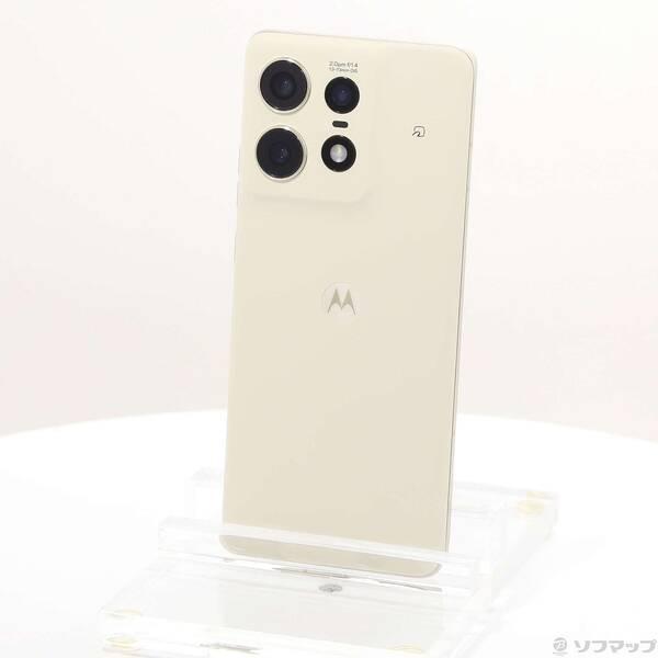 〔中古〕Motorola(モトローラ) motorola edge 50s pro 256GB バニラクリーム MOSAH3 Softbank SIMフリー〔258-ud〕 | 