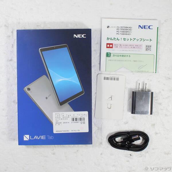 中古〕NEC(エヌイーシー) LaVie Tab E TE708／KAS 64GB シルバー PC