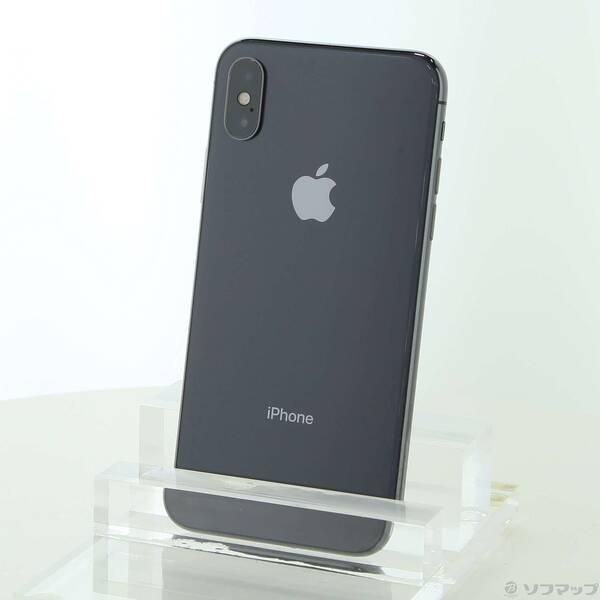 〔中古〕Apple(アップル) iPhoneX 64GB スペースグレイ NQAX2J／A au〔262-ud〕 | 