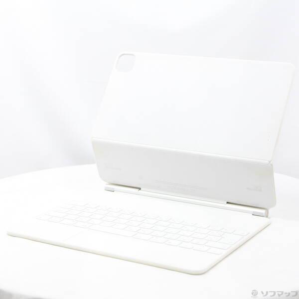 〔中古〕Apple(アップル) 12.9インチiPad Pro (第5世代) 用 Magic Keyboard 日本語 ホワイト MJQL3J／A〔297-ud〕 | 