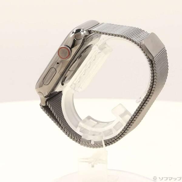〔中古〕Apple(アップル) Apple Watch Series 8 GPS + Cellular 45mm グラファイトステンレススチールケース グラファイトミラネーゼループ〔258-ud〕 |  | 01