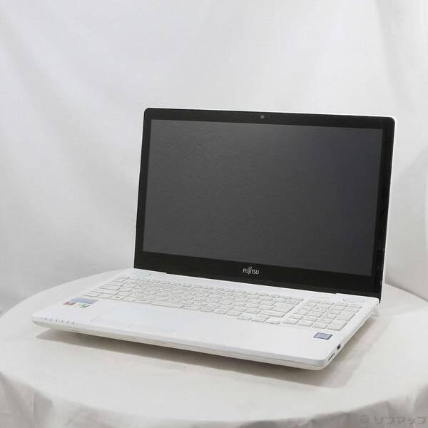 〔中古〕FUJITSU(富士通） 格安安心パソコン LIFEBOOK AH77／W FMVA77WW プレミアムホワイト 〔Windows 10〕〔344-ud〕 | 