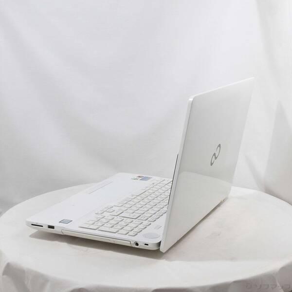 〔中古〕FUJITSU(富士通） 格安安心パソコン LIFEBOOK AH77／W FMVA77WW プレミアムホワイト 〔Windows 10〕〔344-ud〕 |  | 01