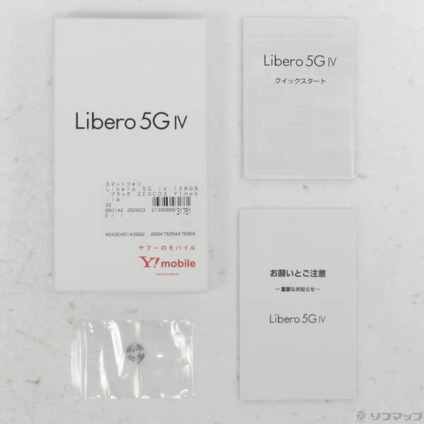 〔中古〕ZTE Libero 5G IV 128GB ブラック ZESCD3 Y!mobile SIMフリー〔349-ud〕 |  | 04