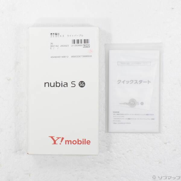 〔中古〕ZTE nubia S 5G 128GB ライトパープル A403ZT Y!mobile SIMフリー〔368-ud〕 |  | 04