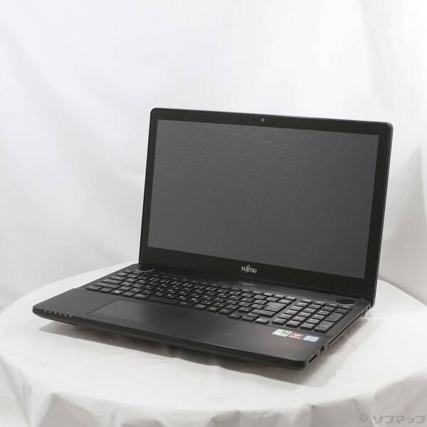 〔中古〕FUJITSU(富士通） 格安安心パソコン LIFEBOOK AH77／W FMVA77WB シャイニーブラック 〔Windows 10〕〔344-ud〕 | 