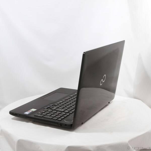 〔中古〕FUJITSU(富士通） 格安安心パソコン LIFEBOOK AH77／W FMVA77WB シャイニーブラック 〔Windows 10〕〔344-ud〕 |  | 01