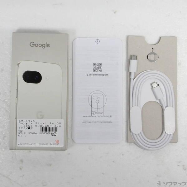 〔中古〕GOOGLE(グーグル) Google Pixel 9a 128GB ポーセリン G3Y12 docomo SIMフリー〔295-ud〕 |  | 04