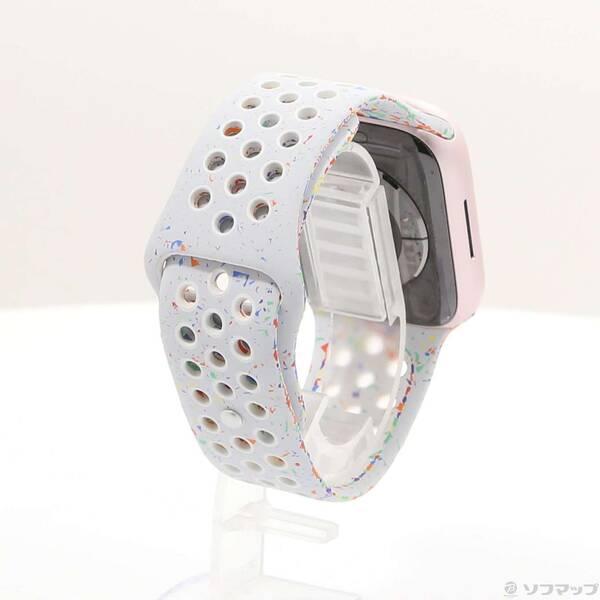 〔中古〕Apple(アップル) Apple Watch Series 9 GPS 45mm ピンクアルミニウムケース ピュアプラチナムNikeスポーツバンド〔305-ud〕 |  | 02